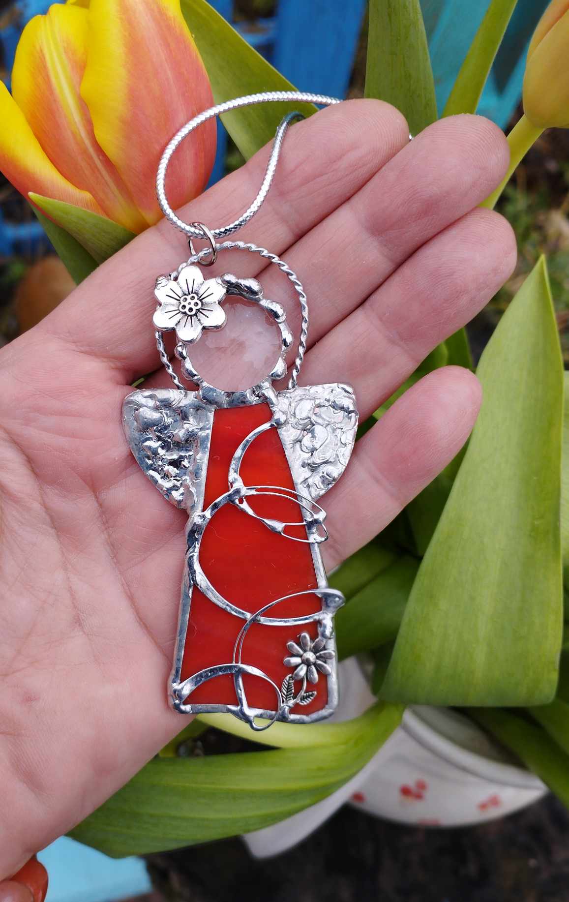 Handcrafted Guardian Angel Talisman SoProtection